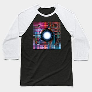 Colorful abstract Rigel Baseball T-Shirt